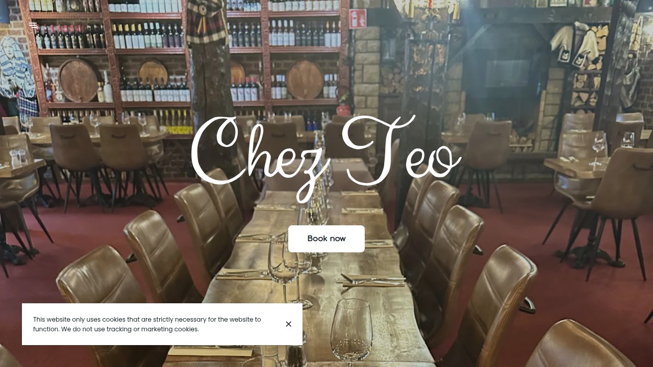 Screenshot of Chez Teo - Rijckendael website