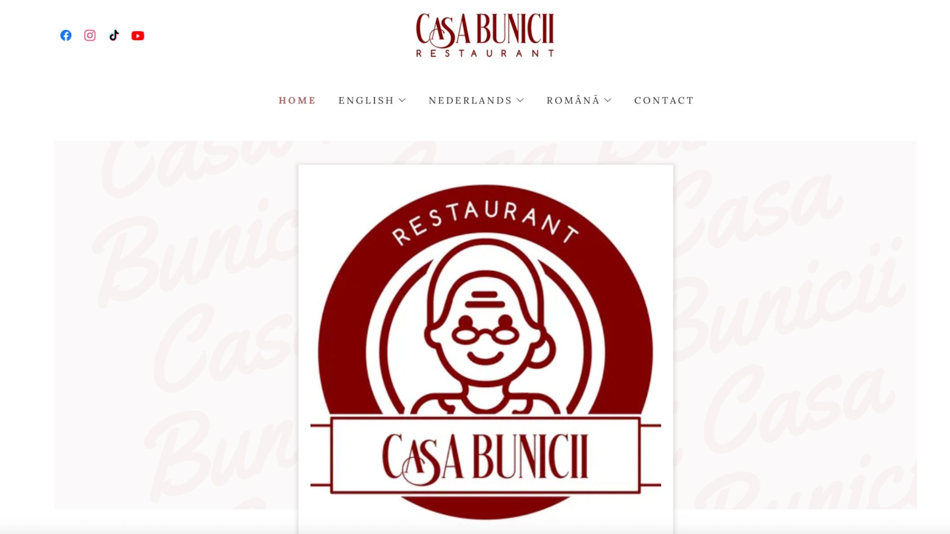Screenshot of La Bunica / Casa Bunicii website