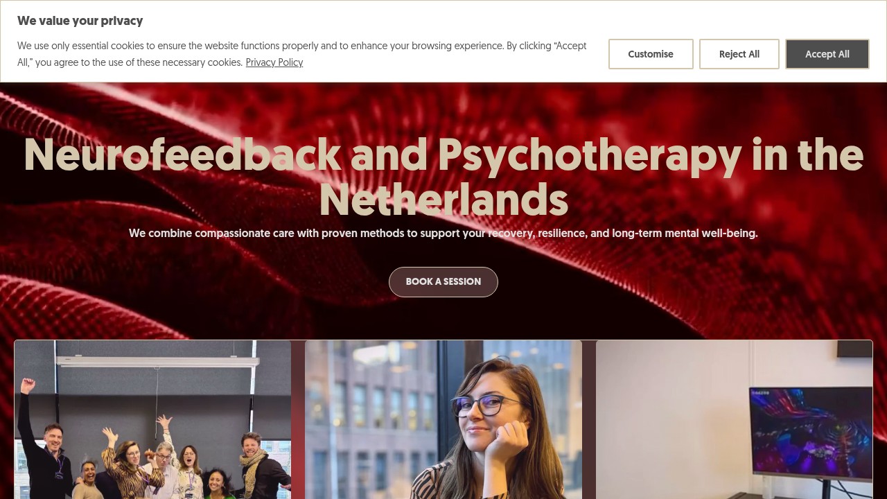 Screenshot of Psynepsis website